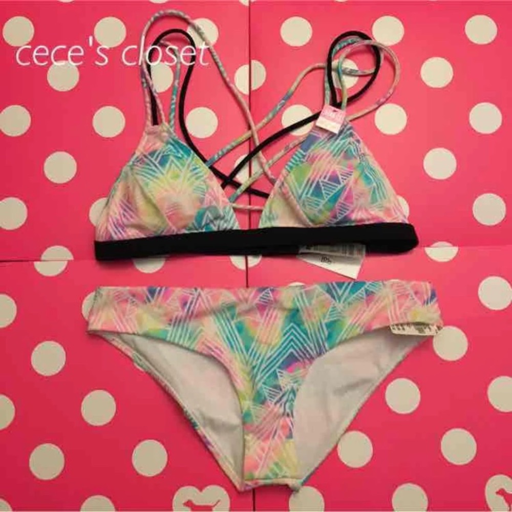 VS Pink *S* swim set